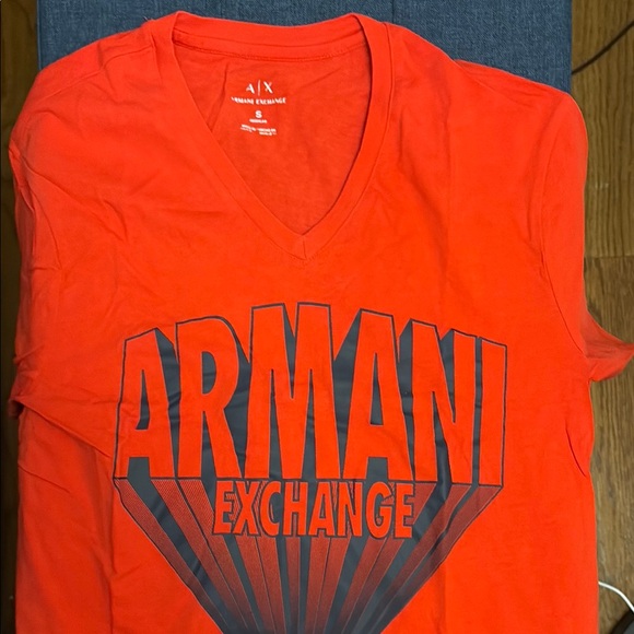 Armani Exchange Red Men's Shirt - Picture 2 of 4